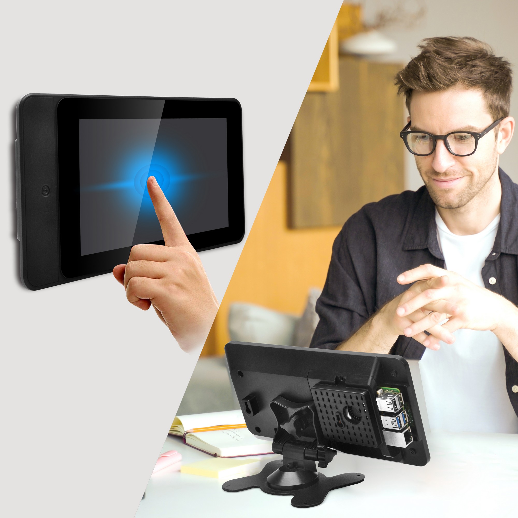 OSOYOO PiStudio Case with 7-in - Pi 4 Case review and price