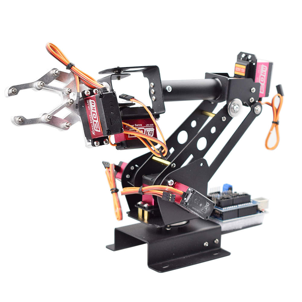 Ps2 Control 6 DOF Robotic Arm  - Arduino Kit review and price