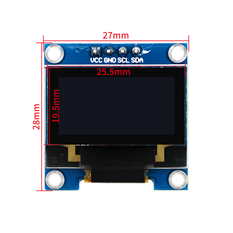 0.96 Inch OLED SSD1306 I2C IIC - Pi 4 Case review and price
