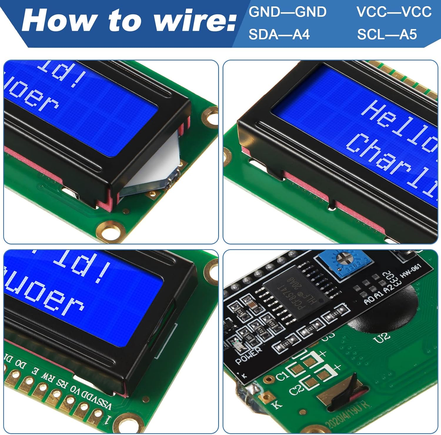 1Set 1602 LCD 20*4 Blue Screen - Raspberry Pi 4 review and price