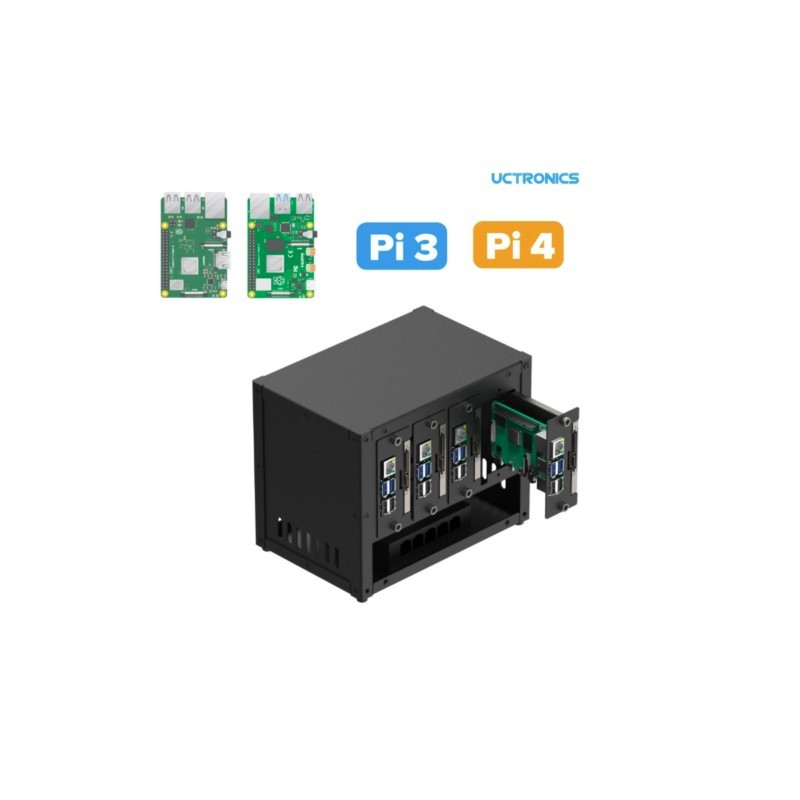 UCTRONICS Raspberry Pi Cluster - Raspberry Pi 4 review and price
